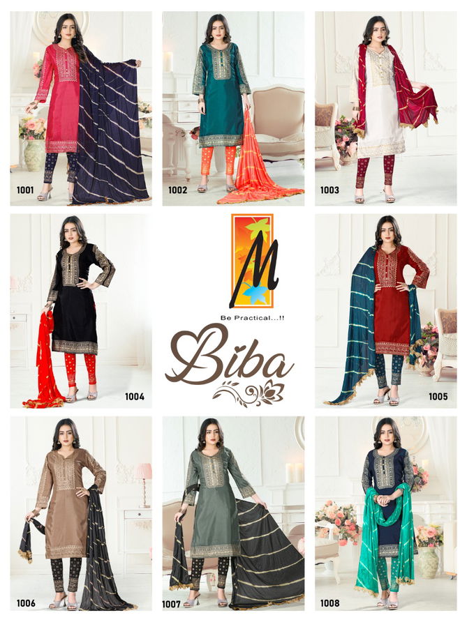 Master Biba Heavy Gold Printed Ethnic Wear Wholesale Readymade Dress
